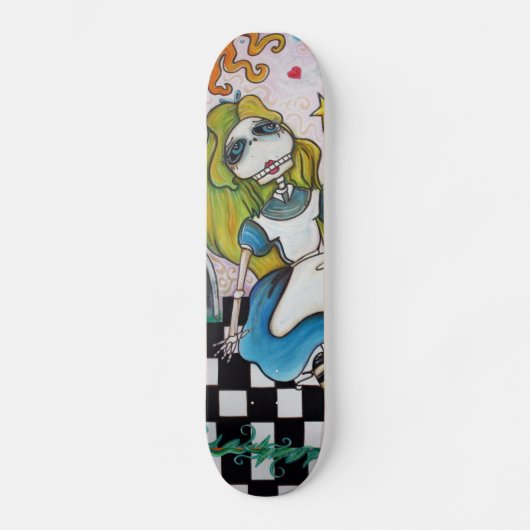 Das falsche Alice-Skateboard Skateboard (Vorderseite)