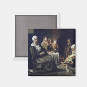 Das Familienessen Magnet (Vorderseite/Rückseite)