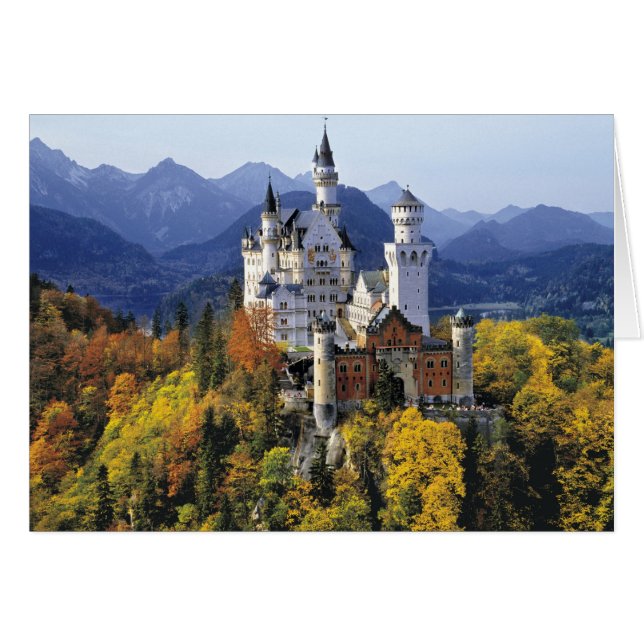 Das fantasievolle Neuschwanstein ist eines von dre (Vorderseite (Horizontal))