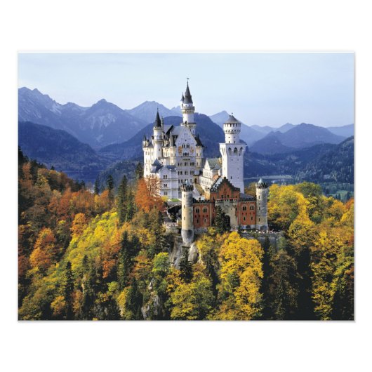 Das fantasievolle Neuschwanstein ist eines von dre Fotodruck (Vorne)