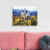 Das fantasievolle Neuschwanstein ist eines von dre Leinwanddruck (Insitu (Wohnzimmer))