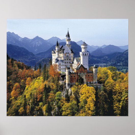 Das fantasievolle Neuschwanstein ist eines von dre Poster (Vorne)