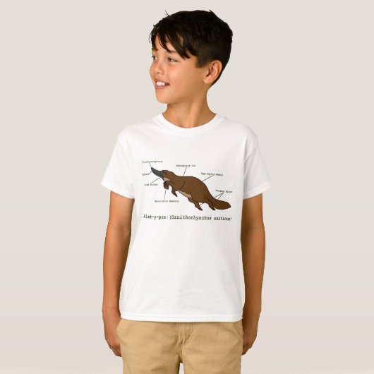 Das fantastische Platypus Shirt (Vorne ganz)