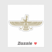 Das Faravahar-Symbol, Iran Aufkleber (Blatt)