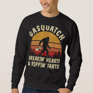 Das Farben von Bigfoot Breaking Hearts und Ripping Sweatshirt