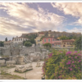 Das farbenfrohe Athen Aufkleber (Vorderseite)