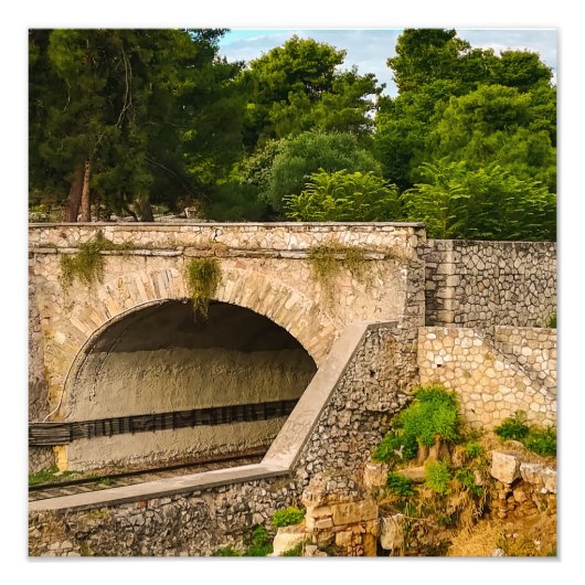 Das farbenfrohe Athen Fotodruck (Vorne)