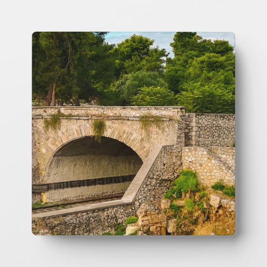 Das farbenfrohe Athen Fotoplatte (Vorderseite)