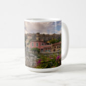 Das farbenfrohe Athen Kaffeetasse (VorderseiteRechts)