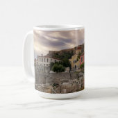 Das farbenfrohe Athen Kaffeetasse (Vorderseite Links)
