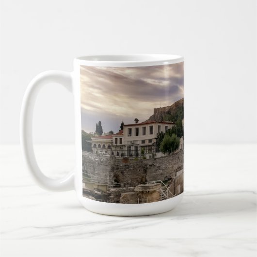 Das farbenfrohe Athen Kaffeetasse (Links)