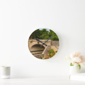 Das farbenfrohe Athen Runde Wanduhr (Zuhause)