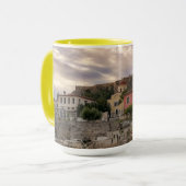 Das farbenfrohe Athen Tasse (Vorderseite Links)