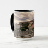 Das farbenfrohe Athen Tasse (Vorderseite Links)
