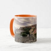 Das farbenfrohe Athen Tasse (Vorderseite Links)