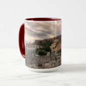 Das farbenfrohe Athen Tasse (Vorderseite Links)