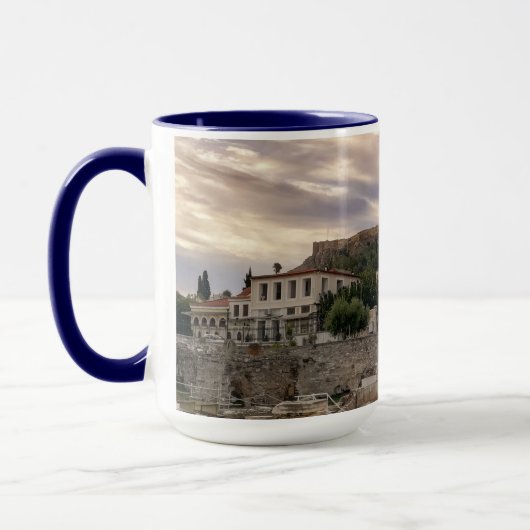 Das farbenfrohe Athen Tasse (Links)
