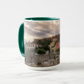 Das farbenfrohe Athen Tasse (Vorderseite Links)