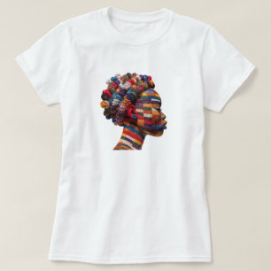 Das farbenfrohe Kunsthandwerk des Quiltens T-Shirt