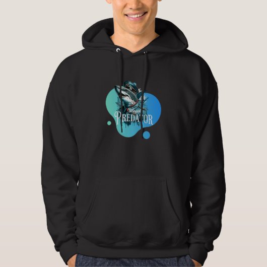 Das farbenfrohe Raubtier Hoodie Sweatshirt (Vorderseite)