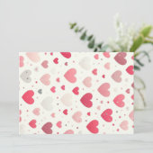Das farbenfrohe Valentinstag Feiertagskarte (Stehend Vorderseite)