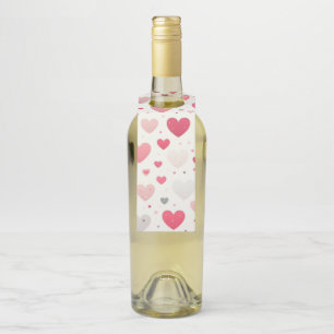 Das farbenfrohe Valentinstag Flaschenanhänger