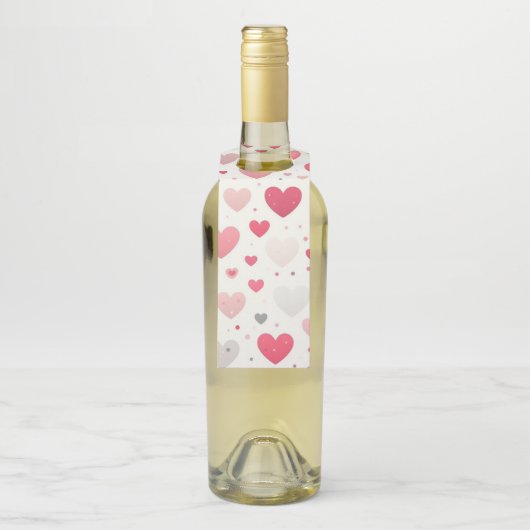 Das farbenfrohe Valentinstag Flaschenanhänger (Auf Flasche)