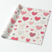 Das farbenfrohe Valentinstag Geschenkpapier (Ungerollt)