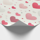 Das farbenfrohe Valentinstag Geschenkpapier (Ecke)