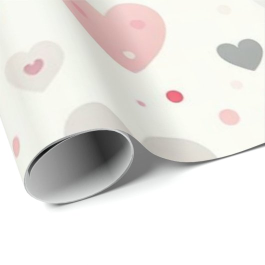 Das farbenfrohe Valentinstag Geschenkpapier (Rolleneckpunkt)