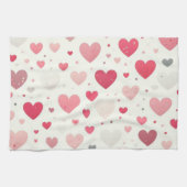 Das farbenfrohe Valentinstag Geschirrtuch (Horizontal)