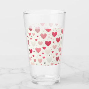 Das farbenfrohe Valentinstag Glas