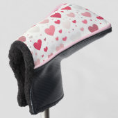 Das farbenfrohe Valentinstag Golf Headcover (3/4 Vorderseite)