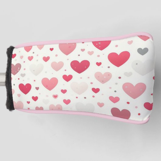 Das farbenfrohe Valentinstag Golf Headcover (Vorderseite)