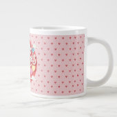Das farbenfrohe Valentinstag Jumbo-Tasse (Rechts)