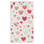 Das farbenfrohe Valentinstag Kleine Geschenktüte (Rückseite)