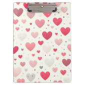 Das farbenfrohe Valentinstag Klemmbrett (Vorderseite)