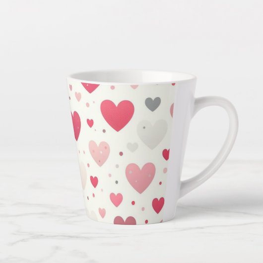 Das farbenfrohe Valentinstag Milchtasse (Rechts)