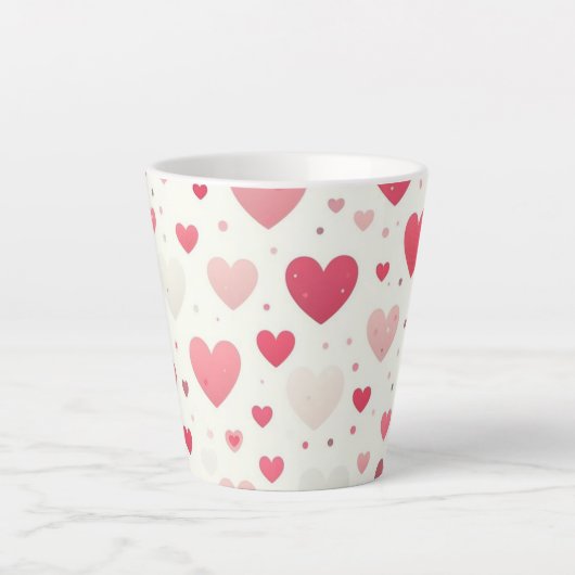 Das farbenfrohe Valentinstag Milchtasse (Vorderseite)