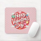 Das farbenfrohe Valentinstag Mousepad (Mit Mouse)