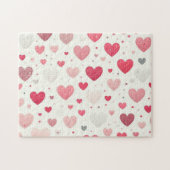 Das farbenfrohe Valentinstag Puzzle (Horizontal)