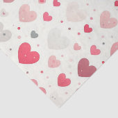 Das farbenfrohe Valentinstag Seidenpapier (Ausschnitt)