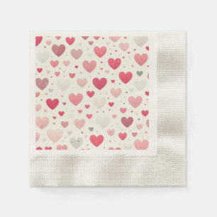 Das farbenfrohe Valentinstag Serviette