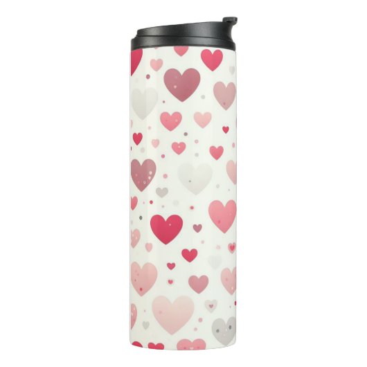 Das farbenfrohe Valentinstag Thermosbecher (Nach links gedreht)