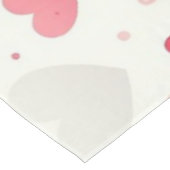 Das farbenfrohe Valentinstag Tischdecke (Schrägansicht)