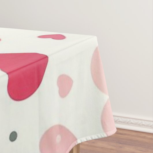 Das farbenfrohe Valentinstag Tischdecke (Beispiel)