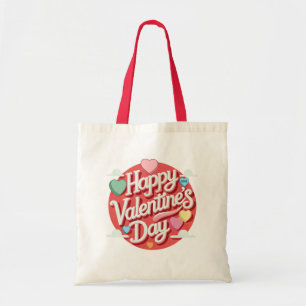 Das farbenfrohe Valentinstag Tragetasche
