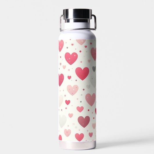 Das farbenfrohe Valentinstag Trinkflasche (Rückseite)