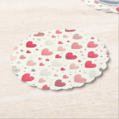 Das farbenfrohe Valentinstag Untersetzer (angewinkelt)
