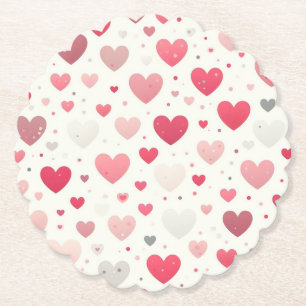 Das farbenfrohe Valentinstag Untersetzer